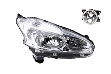 Scheinwerfer Halogen passend für Peugeot 208 03/2012 -05/2015 H7 H7 Re. + Nebel.
