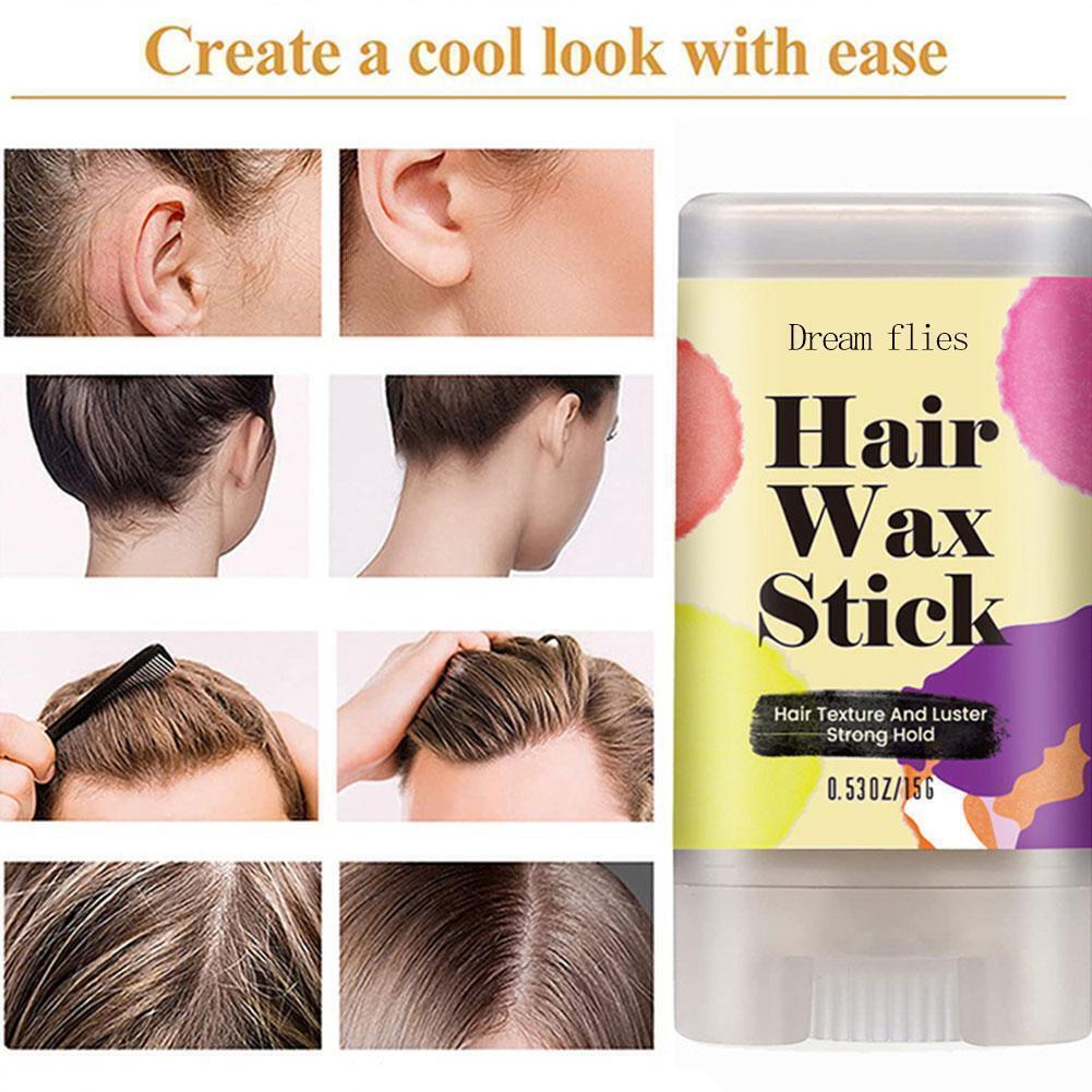 Portable Hair Wax Stick For Non-greasy Styling Molding Frizz ε_ and Taming D2P3