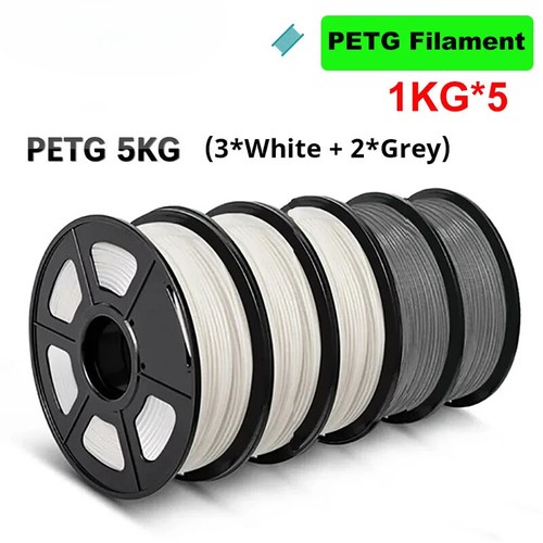 5KG 3D PLA/PETG/PLA PLUS/Clear Filament 1.75mm 5Roll 1KG 3D Printer Neatly Wound - 第 34/35 張圖片