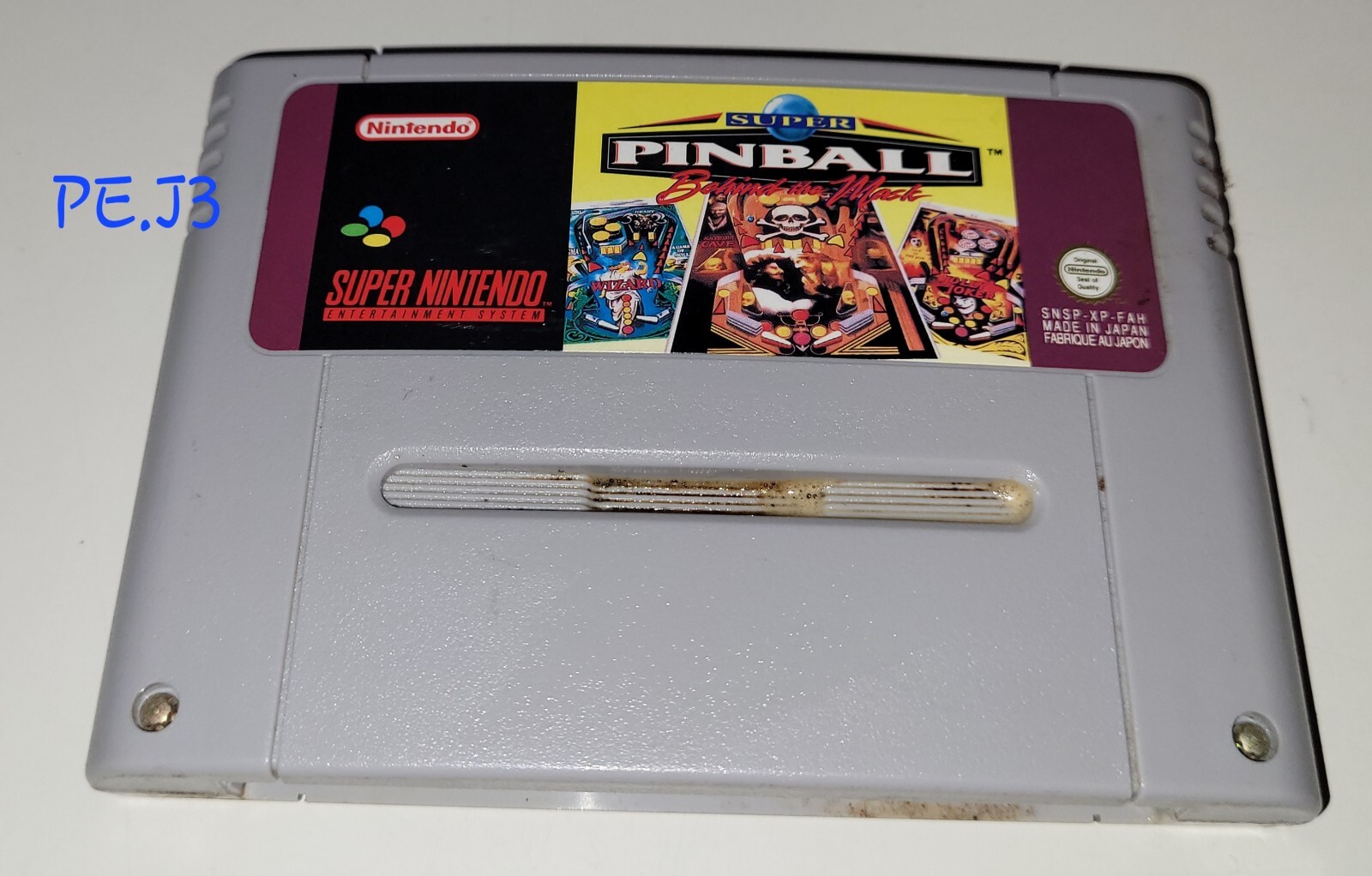 Super Nintendo SNES - Super Pinball Behind The Mask - FAH - En Loose - Bon État