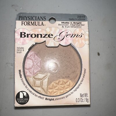 Physicians Formula Bronze Gem's 0.3 oz #2819 Healthy Glow Bronzer Matte. HTF