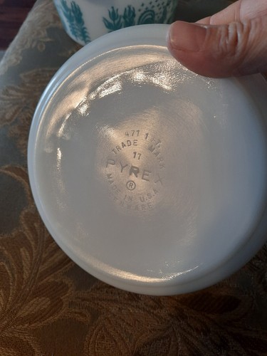 Vintage Pyrex Amish Butterprint Turquoise- set of 3 - no lids- Look!!!! - Picture 4 of 8