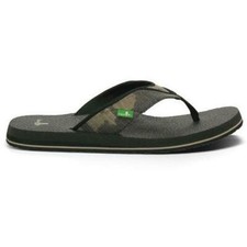 Sanuk SMS2839 Beer Cozy Flip Flops Sandal Camo  6 