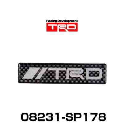 TRD Carbon Sticker Logo Type 08231-SP178 Genuine Product (563191003) W85xH20mm