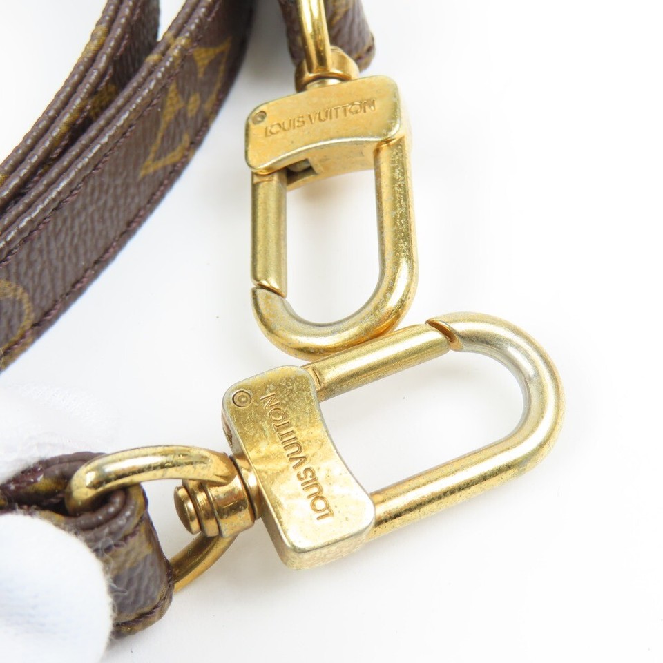 Louis Vuitton Bag With Shoulder Rest 117Cm Vintage Monogram Strap Pvc