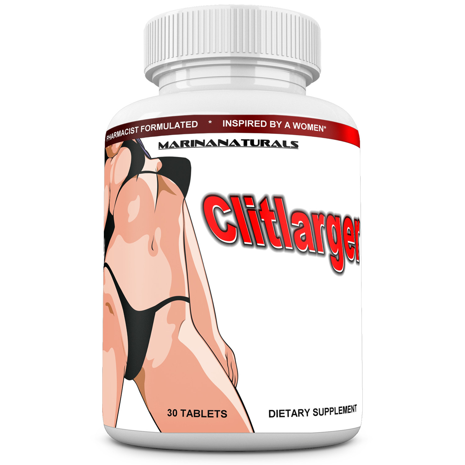 CLITLARGER Multivitaminico, Erbe per Clitoride Setoso, Lubrificato, Sensibile e Buffy