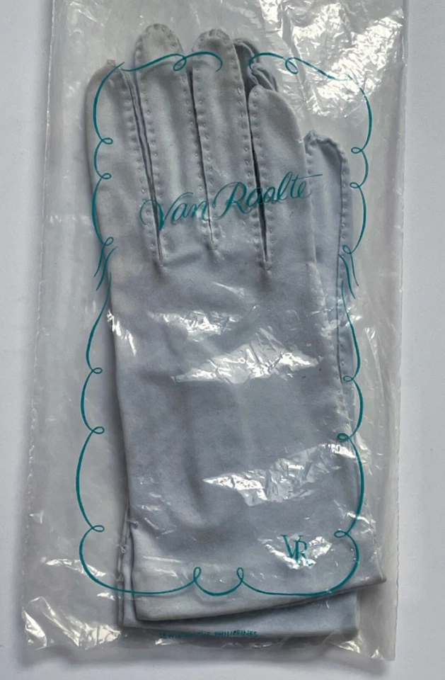 Guantes VERANO de Colección Damas 6 1/2 Algodón Azul Van Raalte Etiqueta y Paquete Original Foto 3 de 4