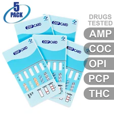 Mintegrity [5pk] 5-Panel Dip Card Urine Drug Test  #MI-WDOA-154