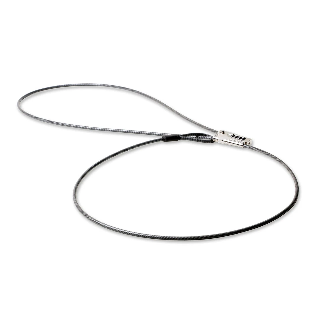 Lifeventure 4 Dial Combination Sliding Steel Securing Cable Travel Padlock 200cm
