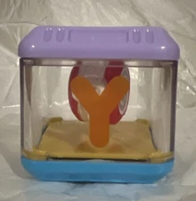 VINTAGE FISHER PRICE PEEK A BLOCKS SENSORY REPLACEMENT BLOCK LETTER Y YO-YO