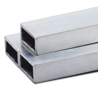 STAHL-SHOP24  Aluminium Rechteckrohr Alu Vierkantrohr Aluminiumprofil Hohlprofil