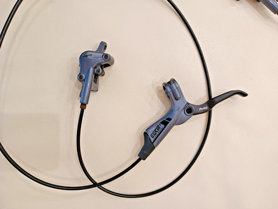 Coppia freni disco bici MTB Avid Elixir 3 leve mountain bike brake set lever - Immagine 4 di 4