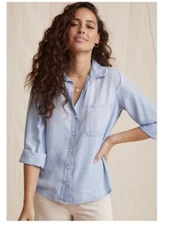 Anthropologie Cloth & Stone Button Down Shirt. NWT. Small. Retail- $168