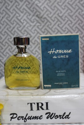 HOMME DE GRES by GRES Eau de Toilette Men Spray 4.22 fl. oz. BIG SIZE