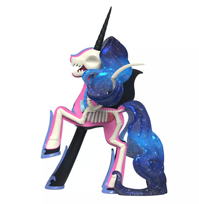 Mighty Jaxx My Little Pony Polly Nightmare Moon Blue Figure H21.6cm(8.5inch)