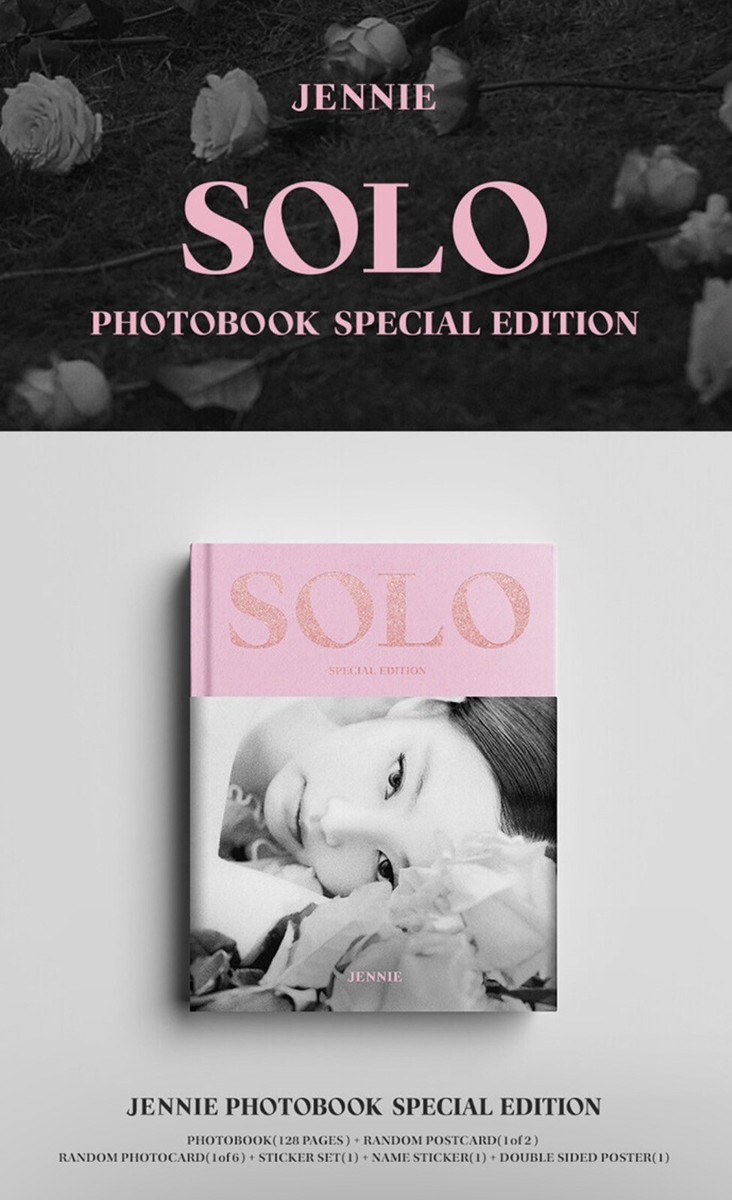 JENNIE Blackpink - SOLO PHOTOBOOK : SPECIAL EDITION SEALED K-POP +