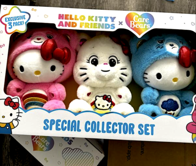 Hello Kitty And Friends X Care Bear 3 Pack Exclusive Special