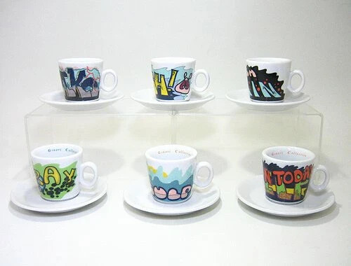 Richard Ginori [Murales (Mural)] Espresso 6 customer set cup