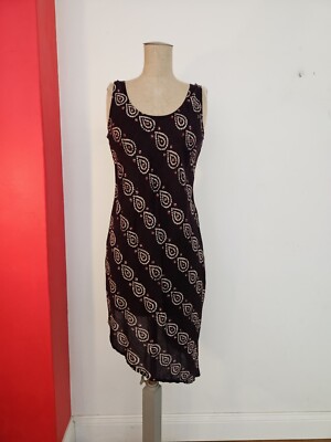 ANOKHI Cotton Hippie Goa India Dress Size S-M UK