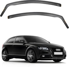 ISPEED Wind Deflectors for Audi A3/S3 MK2 2004-2013 3-Door Hatchback 2pc Set