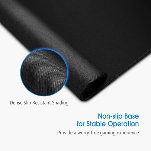 Large Extended Gaming Mouse Pad Mat Stitched Edges Non-Slip Waterproof Mousepad - Afbeelding 8 van 14