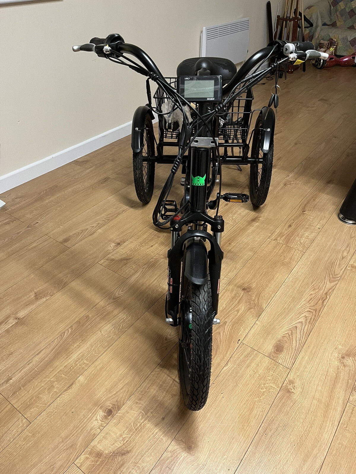 Jorvik Elite Low Step Through Electric Folding Tricycle JETE 20 Black