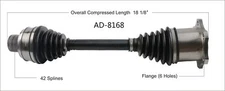 Surtrack Front Passenger Right AAR New CV Axle Shaft AD-8168