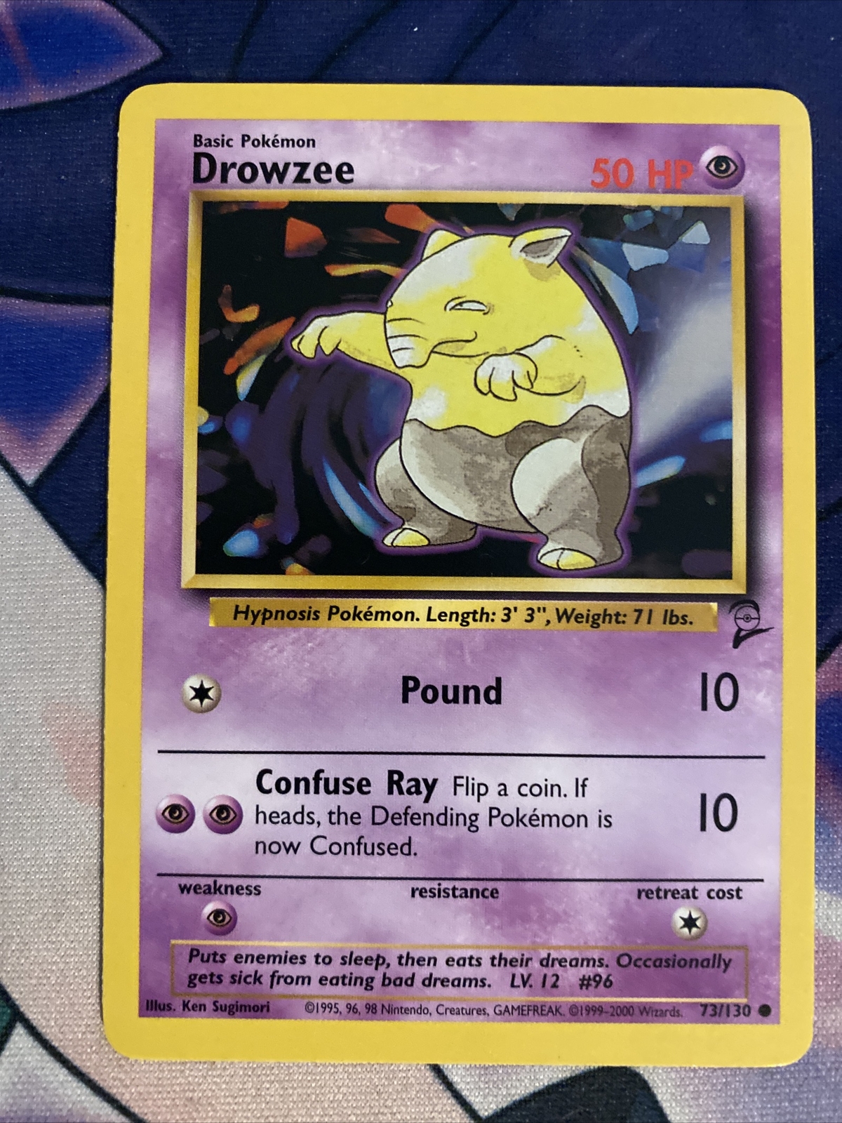 Pokemon TCG Base Set 2 LP Drowzee 73/130