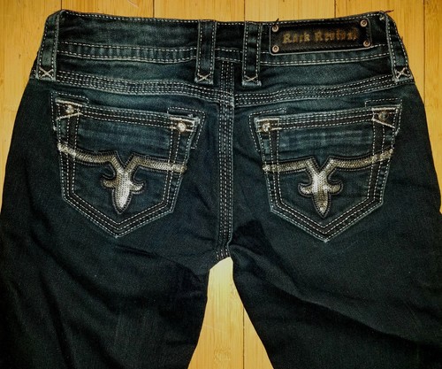 Jeans 26 Dark Crystal Bling Jacklyn 