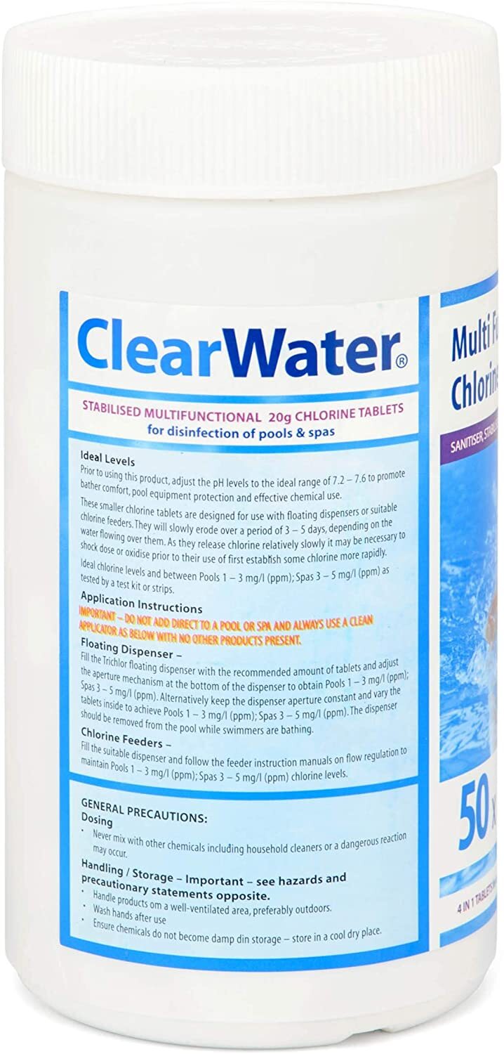 Clearwater Chlorine Tablets Granules Pool Lay z SPA Hot Tub Algaecide Disinfect eBay