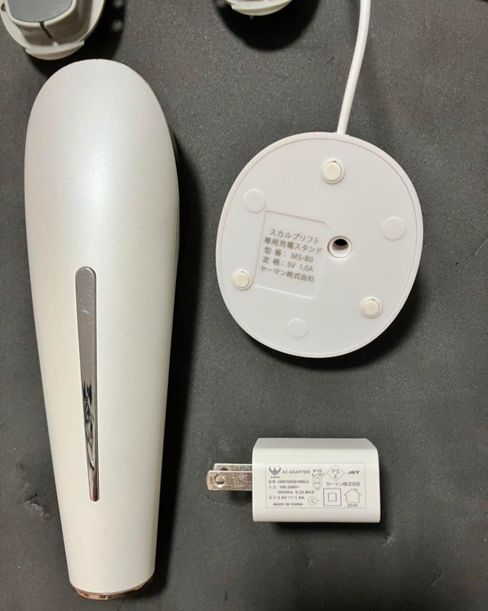 myse MS-80W WHITE　YA-MAN YA-MAN Myse Scalp Lift MS-80W EMS Facial Equipment with Box