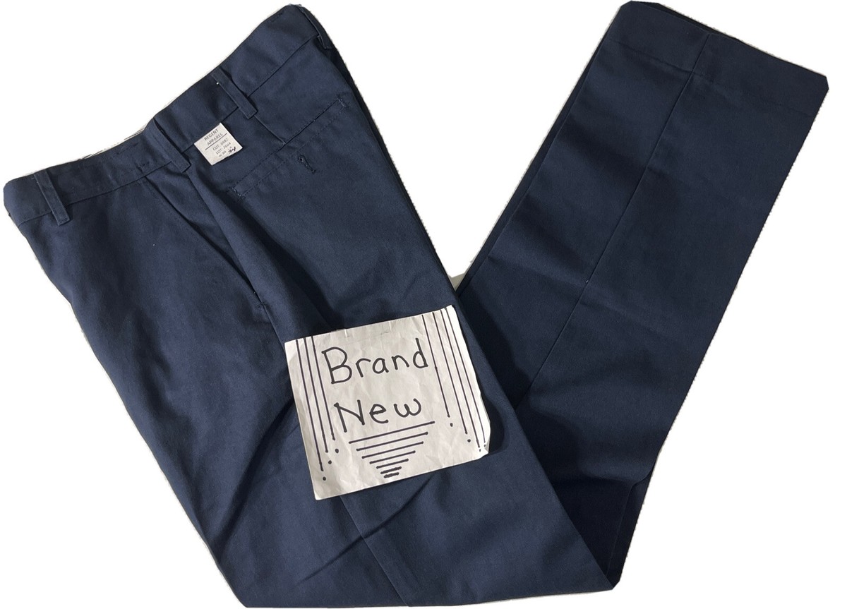 New Regent Apparel RN39553 Men's Size 30X34 Navy Blue Work Pant