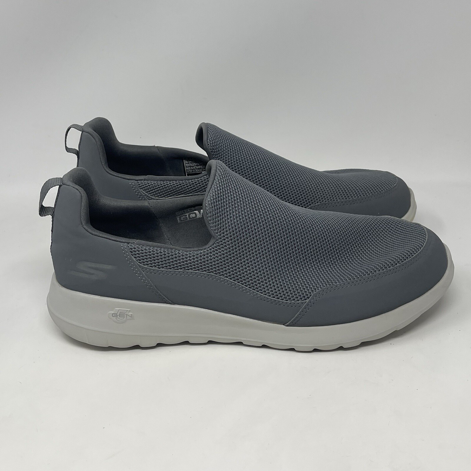 Skechers Go Walk Max Shoes Mens Gray Mesh Slip On Comfort Air