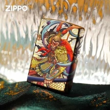 New Zippo oil Lighter son goku with box
