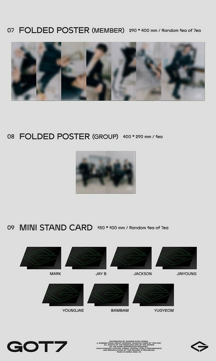 GOT7 CD フォトカード　セット GOT7 CD フォトカード セット Amazon.co.jp: GOT7 - GOT7 [7版