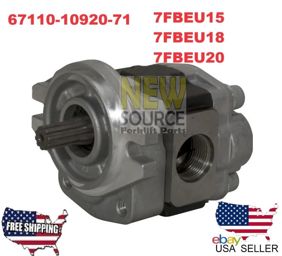 67110-10920-71 TOYOTA FORKLIFT 7FBEU15~20 HYDRAULIC PUMP NEW HP021