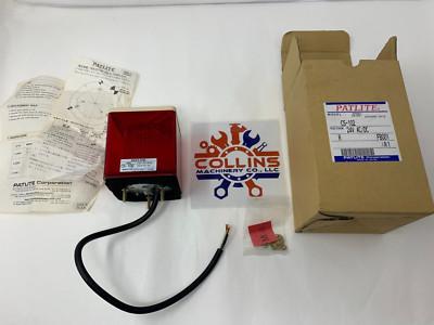 Patlite CS-102 Compact RED Square Signal Light 24VAC/DC