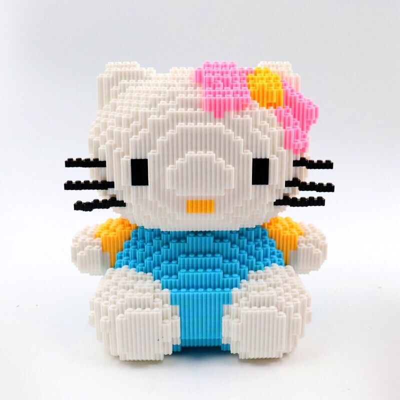 2265 Pcs Hello Kitty Magic Blocks Set Mini Building Blocks