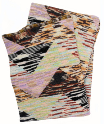 MISSONI HOME MAXI KARIERT WOLLE PATCHWORK Überwurf 140x190cm 1300 GRAMM ILENIA T42