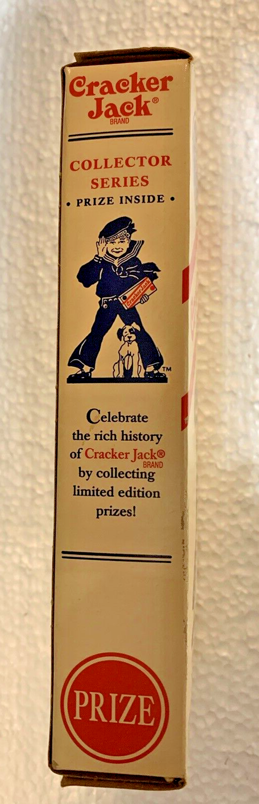 CRACKER JACK Box Collector Series Prize Inside Nut Original Flavor