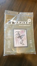 Kazari Punch Embroidery Vintage Butterflies Copyright Date 1979