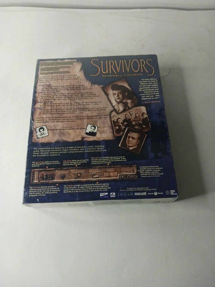Sealed Survivors - Testimonies of the Holocaust PC NEW/SEALED - Image 2 of 4