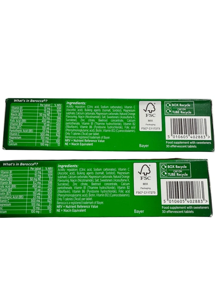 Berocca橙香精片-30(2件装) — 第 3/4 张图片