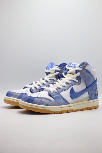 Size 9 - Nike SB Dunk High x Carpet Company Coconut Milk/Dark Sulfur/Royal Pulse/White for sale 