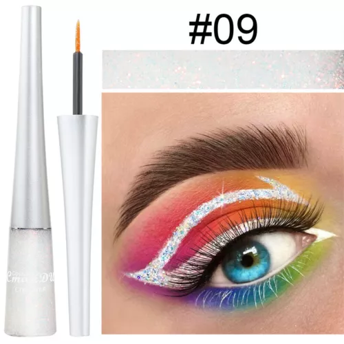 Matita eyeliner colorata 24 ore liquido alto pigmento lunga durata eye liner penna gel - Foto 103 di 110