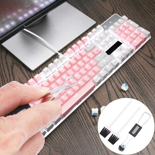 3 Pcs Keycap Set Mini Computer Brush Mechanical Keyboard Cleaning - Afbeelding 3 van 12
