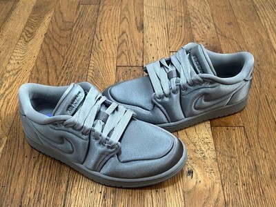 Nike Air Jordan 1 Low Method of Make HF3969-002 Satin Grey Women's Shoes sz 8.5