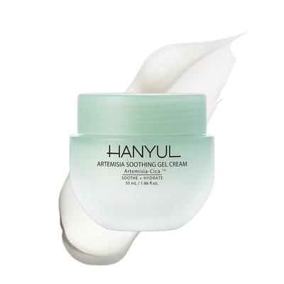HANYUL Artemisia Soothing Gel Cream Moisturizer with Centella Asiatica and Ni...