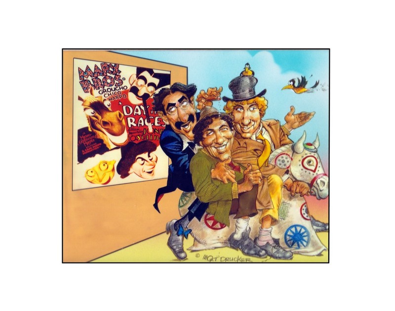Marx Brothers / Day at the Races/ Silver Age Mad Magazine Sericel / Mort Drucker