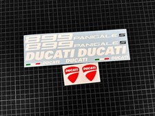 Kit Adesivi Carene per DUCATI 899 Panigale Fairing Stickers Bianco